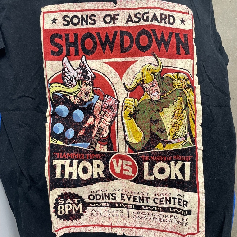 Marvel Sons of Asgard Showdown Graphic Tee